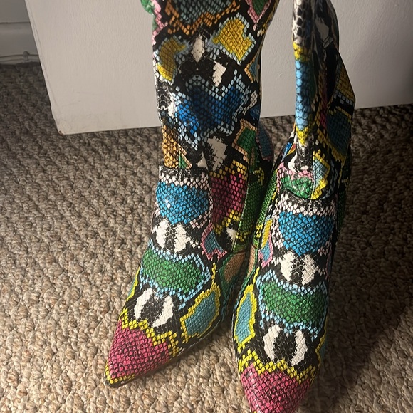 Steve Madden boots Bright Multi colored - Picture 5 of 5